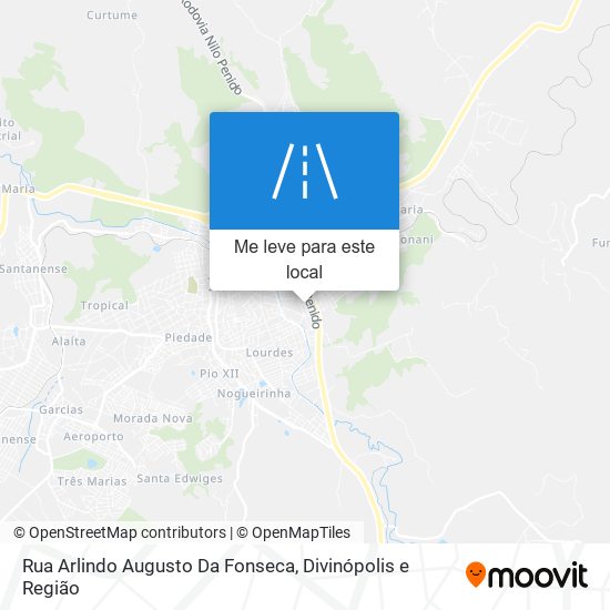 Rua Arlindo Augusto Da Fonseca mapa