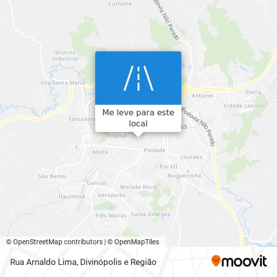 Rua Arnaldo Lima mapa