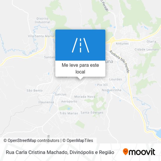 Rua Carla Cristina Machado mapa