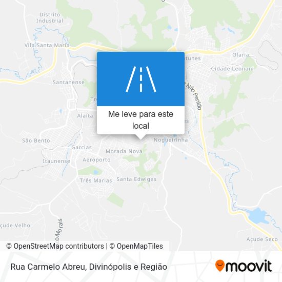 Rua Carmelo Abreu mapa