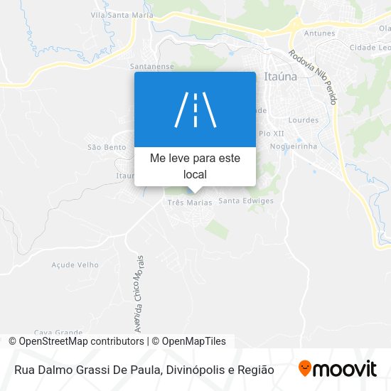 Rua Dalmo Grassi De Paula mapa