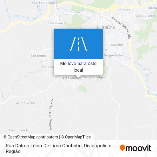 Rua Dalmo Lúcio De Lima Coutinho mapa