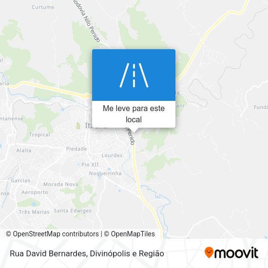 Rua David Bernardes mapa