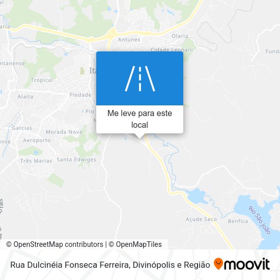 Rua Dulcinéia Fonseca Ferreira mapa