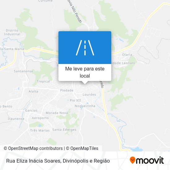 Rua Eliza Inácia Soares mapa