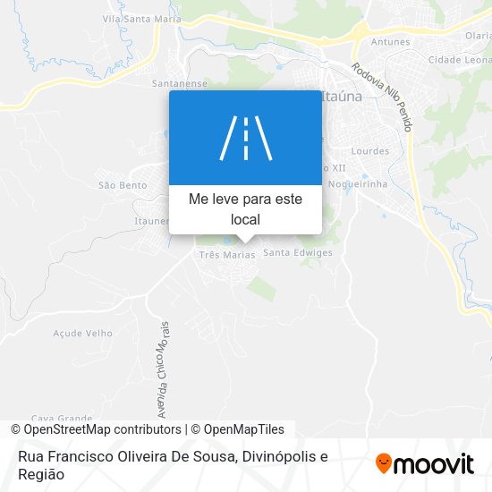 Rua Francisco Oliveira De Sousa mapa
