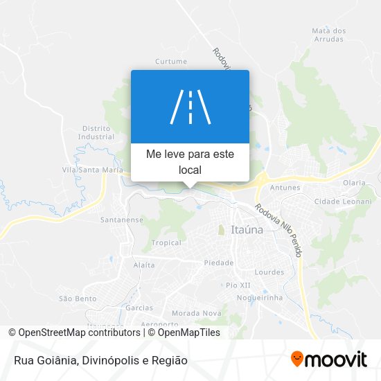 Rua Goiânia mapa