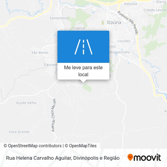 Rua Helena Carvalho Aguilar mapa