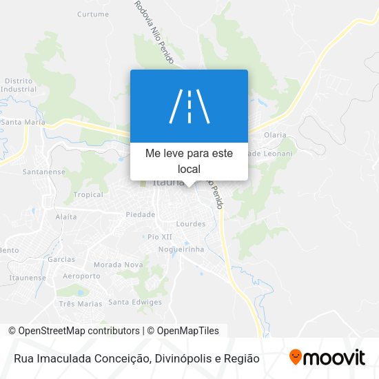 Rua Imaculada Conceição mapa