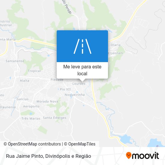 Rua Jaime Pinto mapa