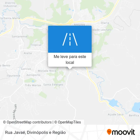 Rua Javaé mapa