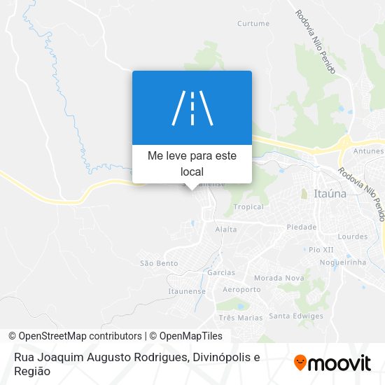 Rua Joaquim Augusto Rodrigues mapa