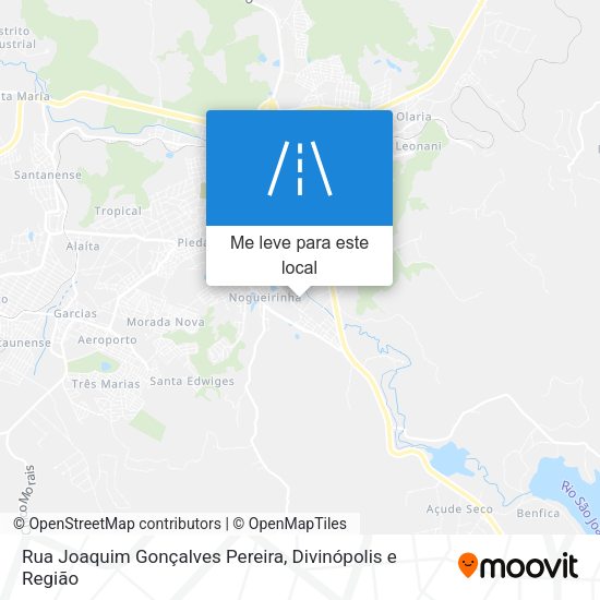 Rua Joaquim Gonçalves Pereira mapa