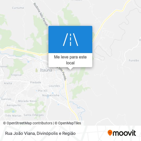 Rua João Viana mapa