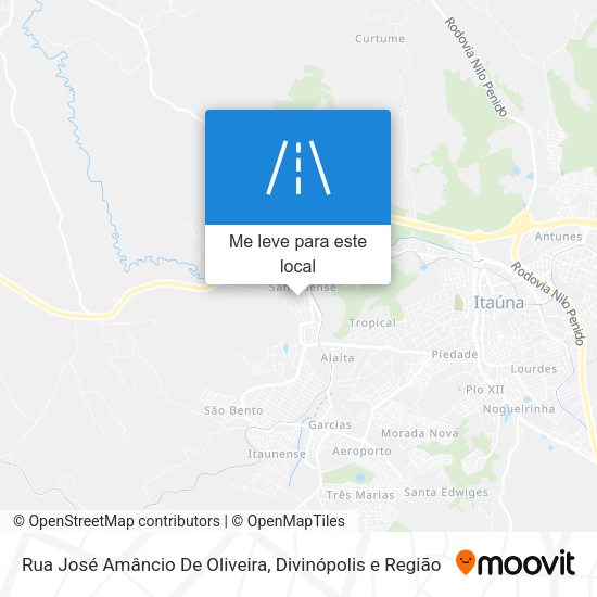 Rua José Amâncio De Oliveira mapa