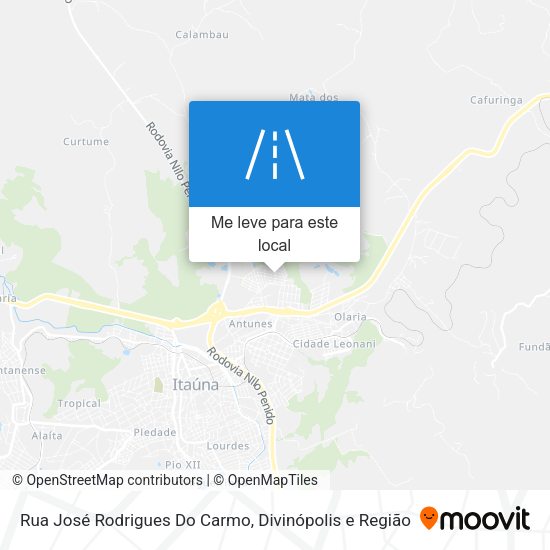Rua José Rodrigues Do Carmo mapa