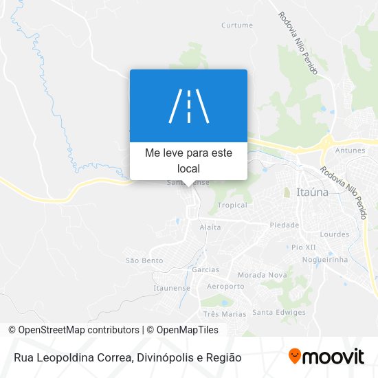 Rua Leopoldina Correa mapa