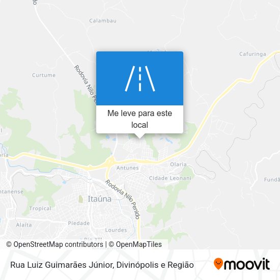 Rua Luiz Guimarães Júnior mapa