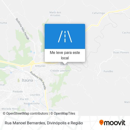 Rua Manoel Bernardes mapa