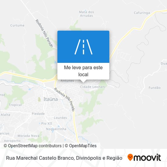 Rua Marechal Castelo Branco mapa
