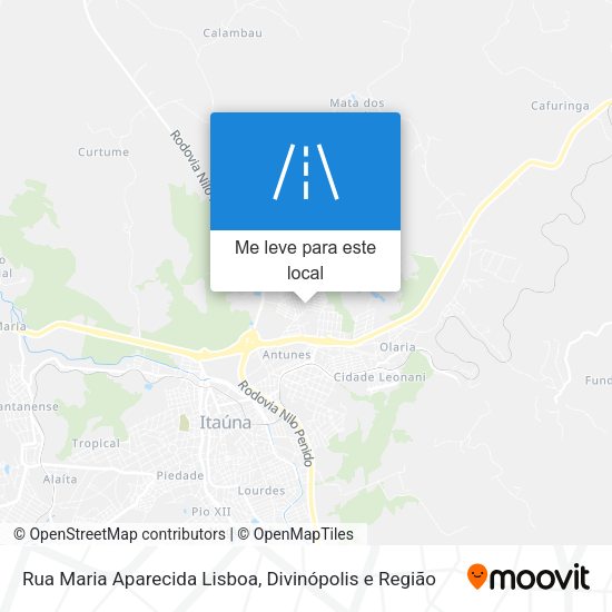 Rua Maria Aparecida Lisboa mapa