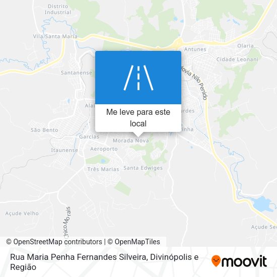 Rua Maria Penha Fernandes Silveira mapa
