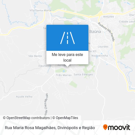 Rua Maria Rosa Magalhães mapa