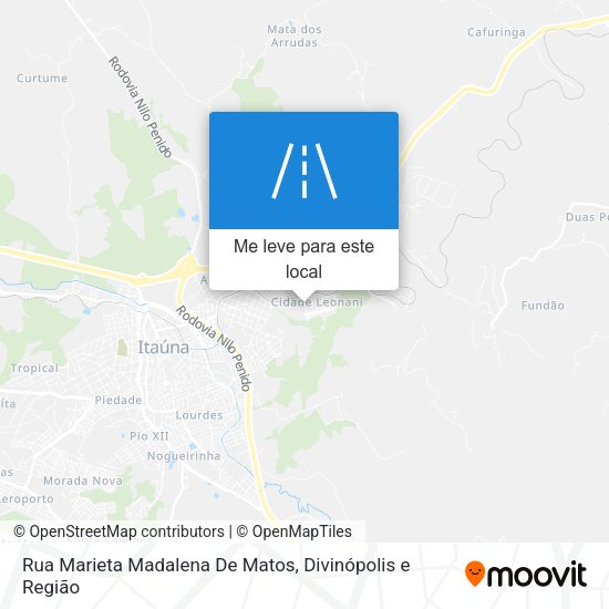 Rua Marieta Madalena De Matos mapa