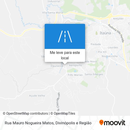 Rua Mauro Nogueira Matos mapa