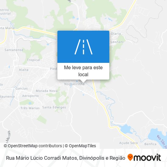 Rua Mário Lúcio Corradi Matos mapa