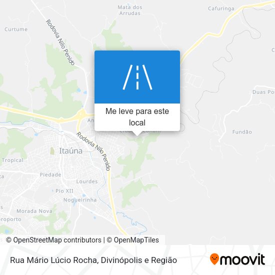 Rua Mário Lúcio Rocha mapa