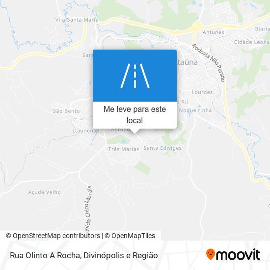 Rua Olinto A Rocha mapa