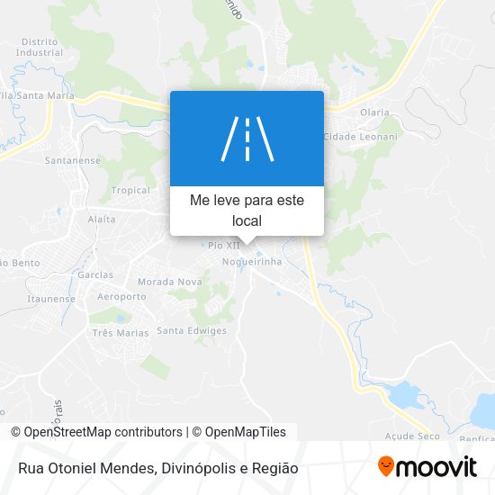 Rua Otoniel Mendes mapa