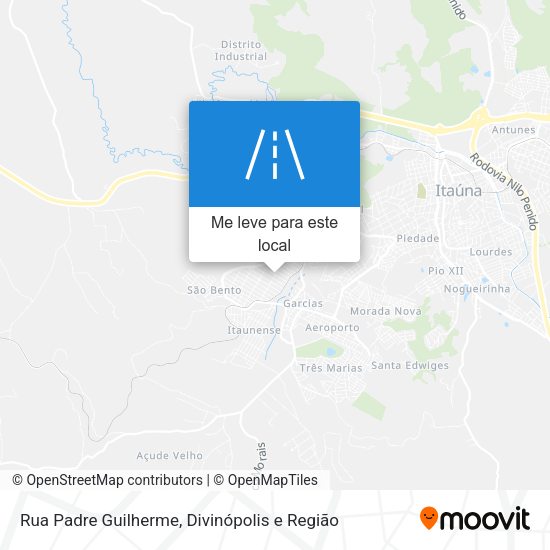 Rua Padre Guilherme mapa