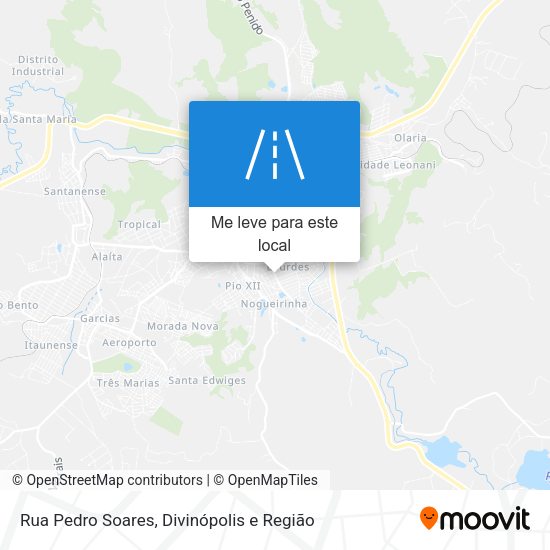 Rua Pedro Soares mapa