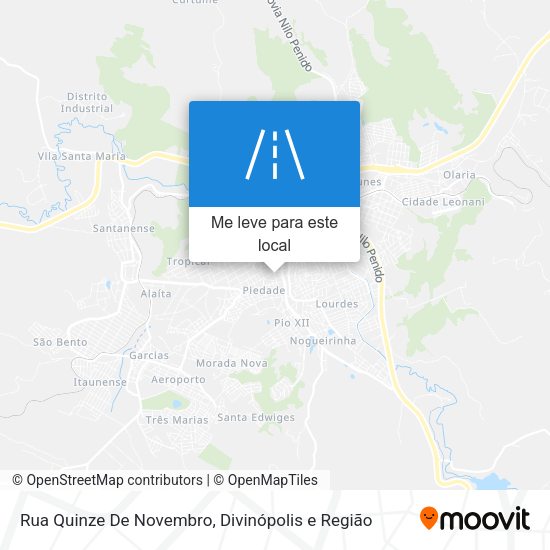 Rua Quinze De Novembro mapa