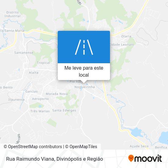 Rua Raimundo Viana mapa