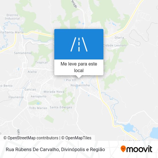 Rua Rúbens De Carvalho mapa