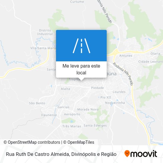 Rua Ruth De Castro Almeida mapa