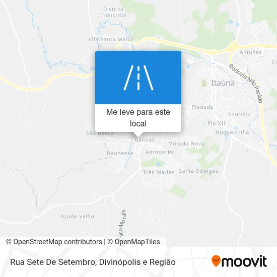 Rua Sete De Setembro mapa