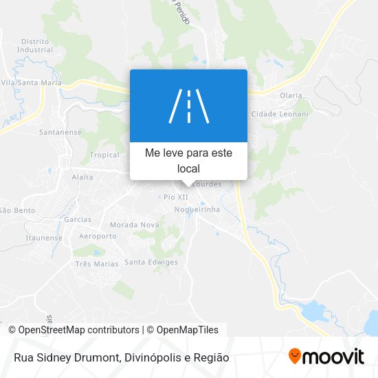 Rua Sidney Drumont mapa
