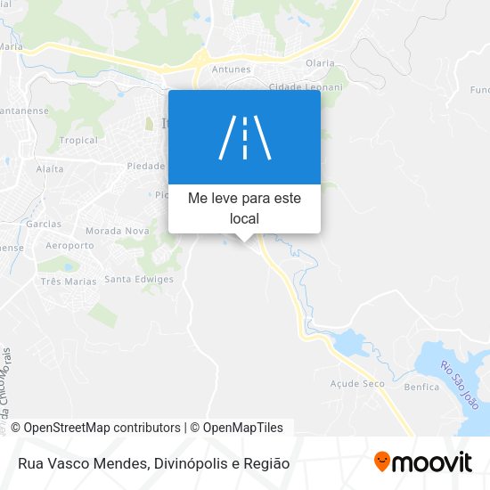 Rua Vasco Mendes mapa