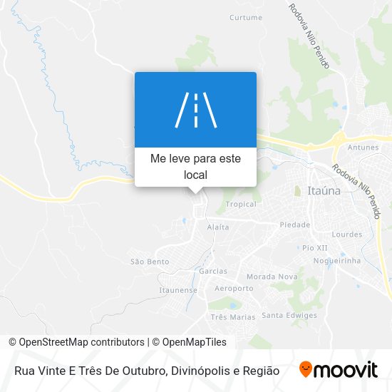 Rua Vinte E Três De Outubro mapa