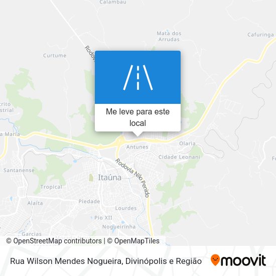 Rua Wilson Mendes Nogueira mapa