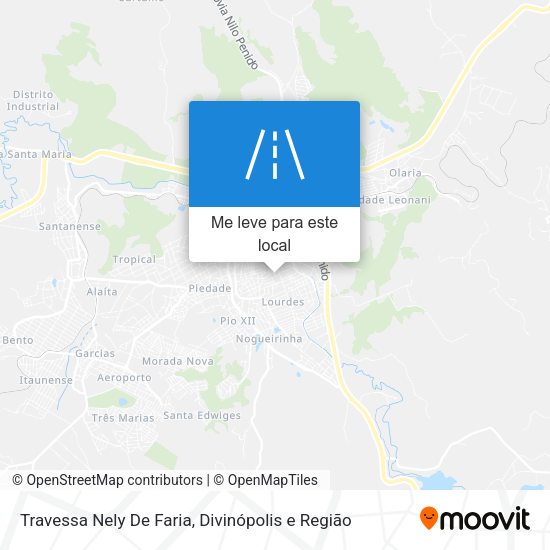Travessa Nely De Faria mapa
