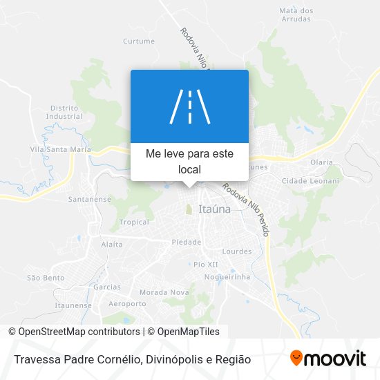 Travessa Padre Cornélio mapa