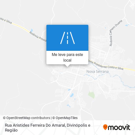 Rua Aristides Ferreira Do Amaral mapa