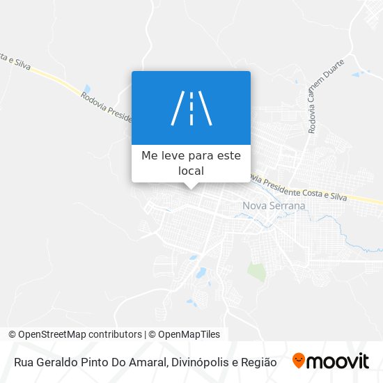 Rua Geraldo Pinto Do Amaral mapa