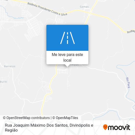 Rua Joaquim Máximo Dos Santos mapa