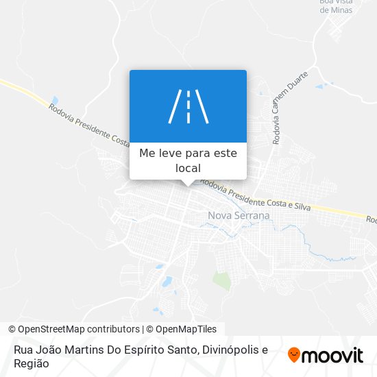 Rua João Martins Do Espírito Santo mapa